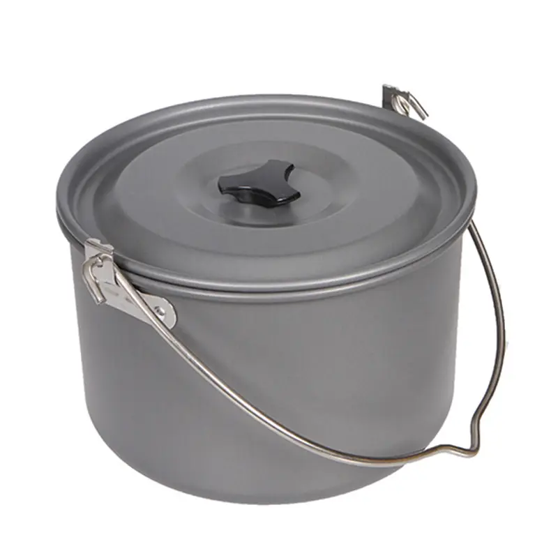 4.5L ultra light portable camping picnic large capacity portable marching hanging pot