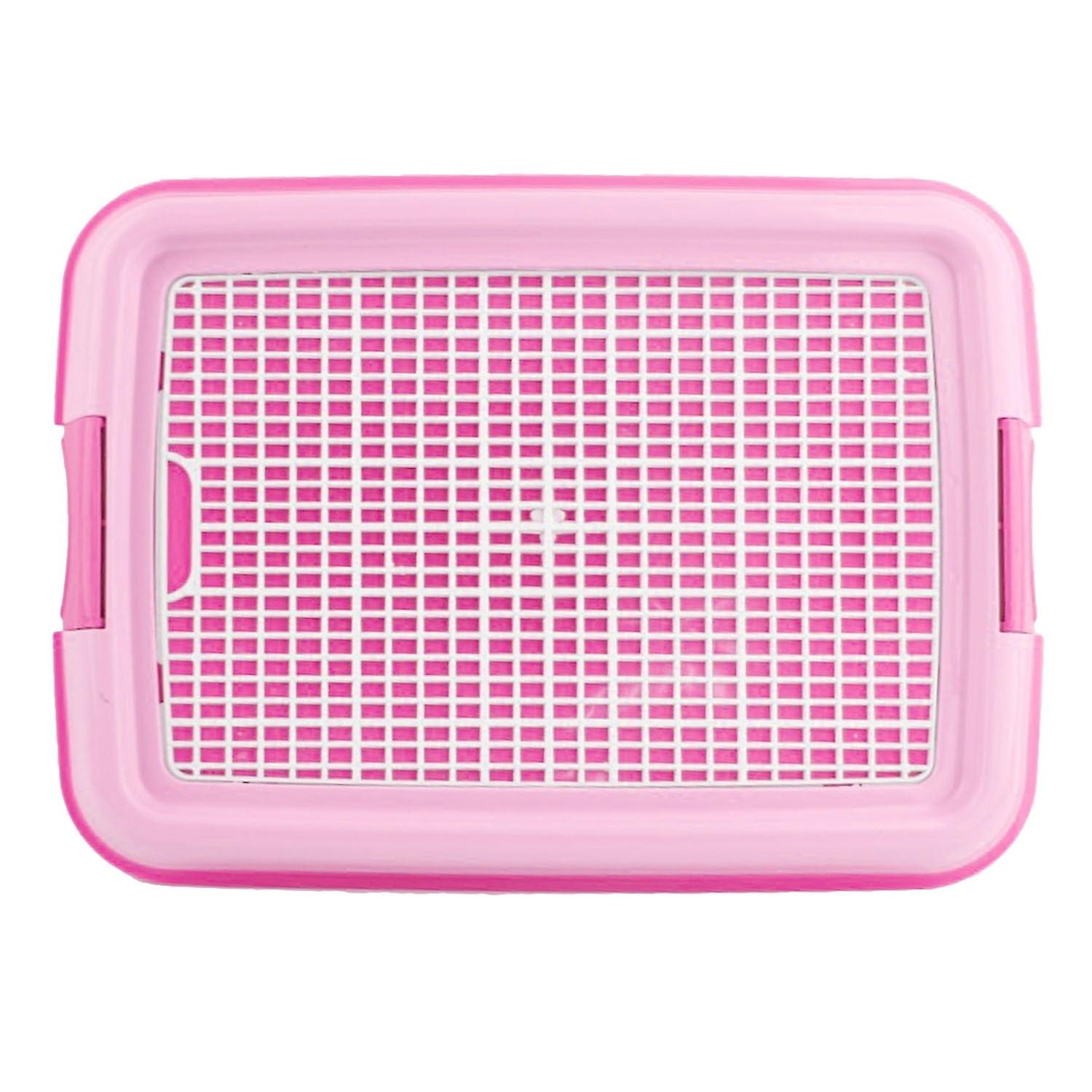 Detachable plastic mesh dog potty