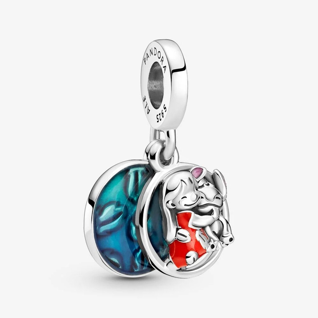 PANDORA  Disney Lilo & Stitch Family Dangle Charm