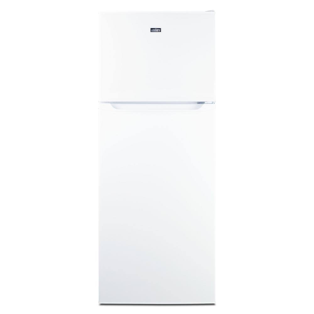 Summit Appliance 10 cu. ft. Top Freezer Refrigerator in White Counter Depth FF1091WIM