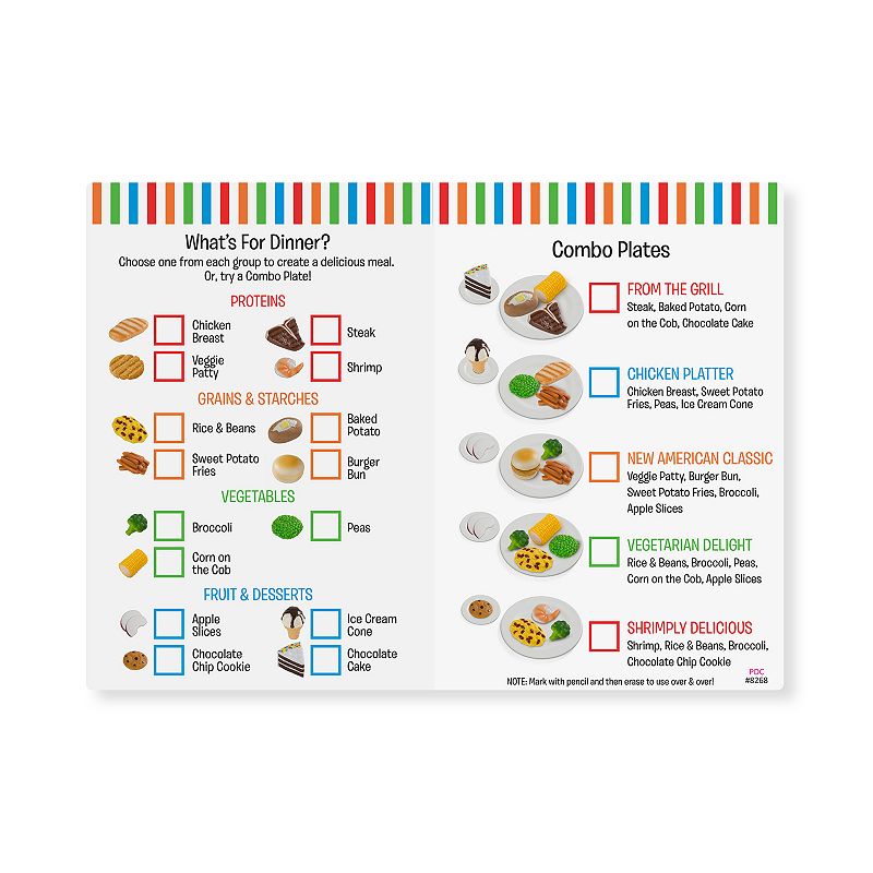 Food Fun Combine and Dine Dinners II by Melissa and Doug