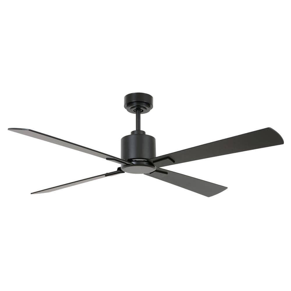 Lucci Air Climate 52 in Black DC Ceiling Fan with Remote Control