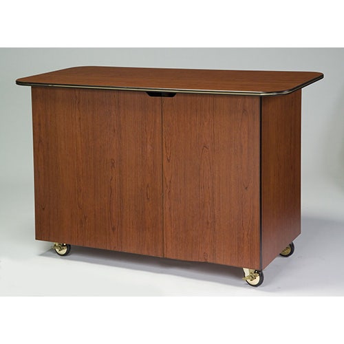 Geneva 68105 - Enclosed Service Cart， Laminate， 57-1/2