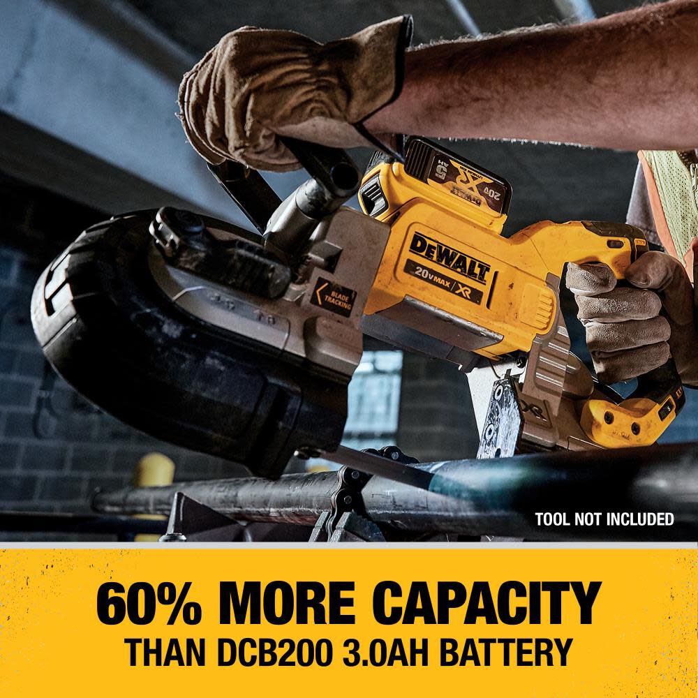 DEWALT 20V MAX 5.0 Ah Battery Charger Kit with Bag DCB205CK from DEWALT