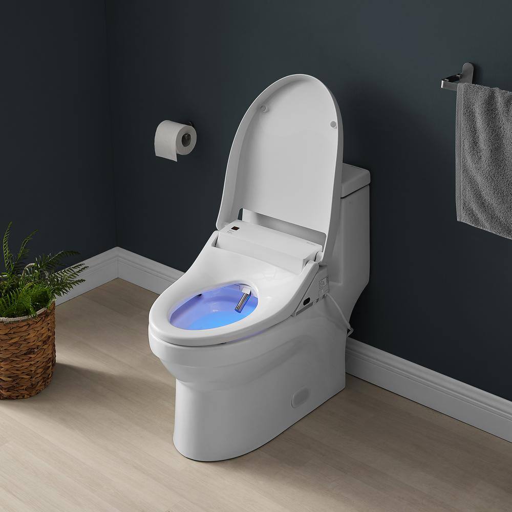 Swiss Madison Vivante Electric Bidet Seat for Elongated Toilets in White SM-STS01