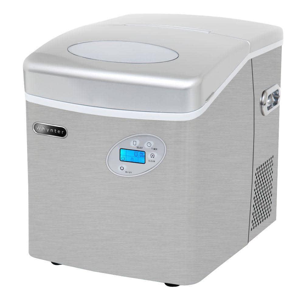 Whynter 49 lb Portable Ice Maker in Stainless Steel