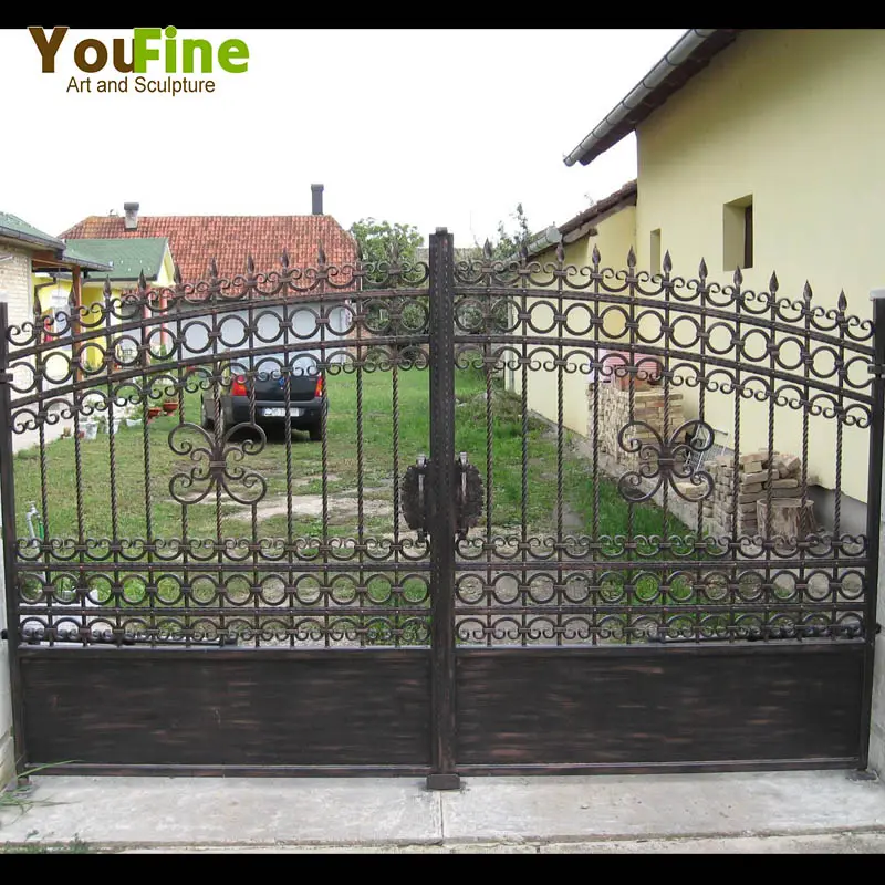 Affordable High Quality Wrought Iron Gate for House Main