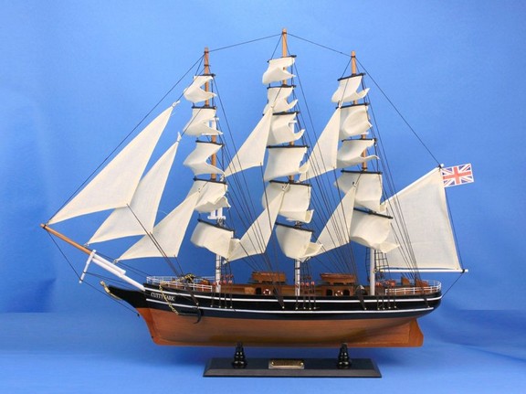 Handcrafted Model Ships cs 30 Wooden Cutty Sark Ta...