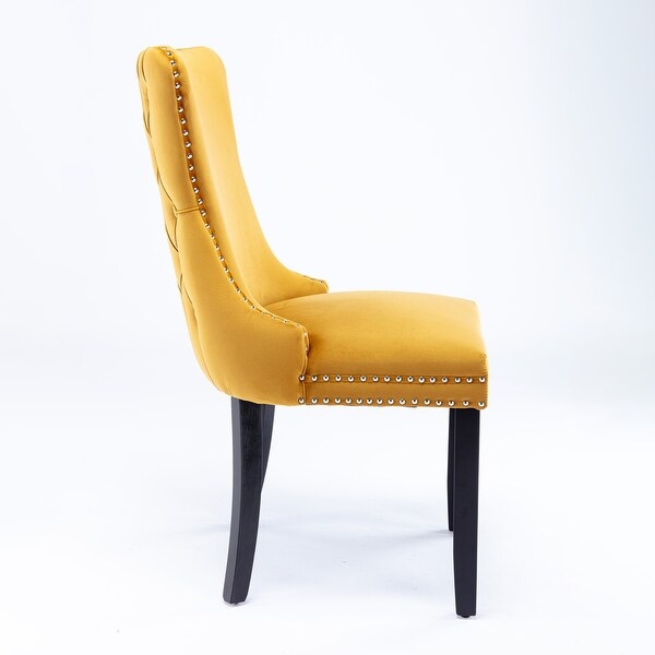 Upholstered Wing-Back Dining Chair