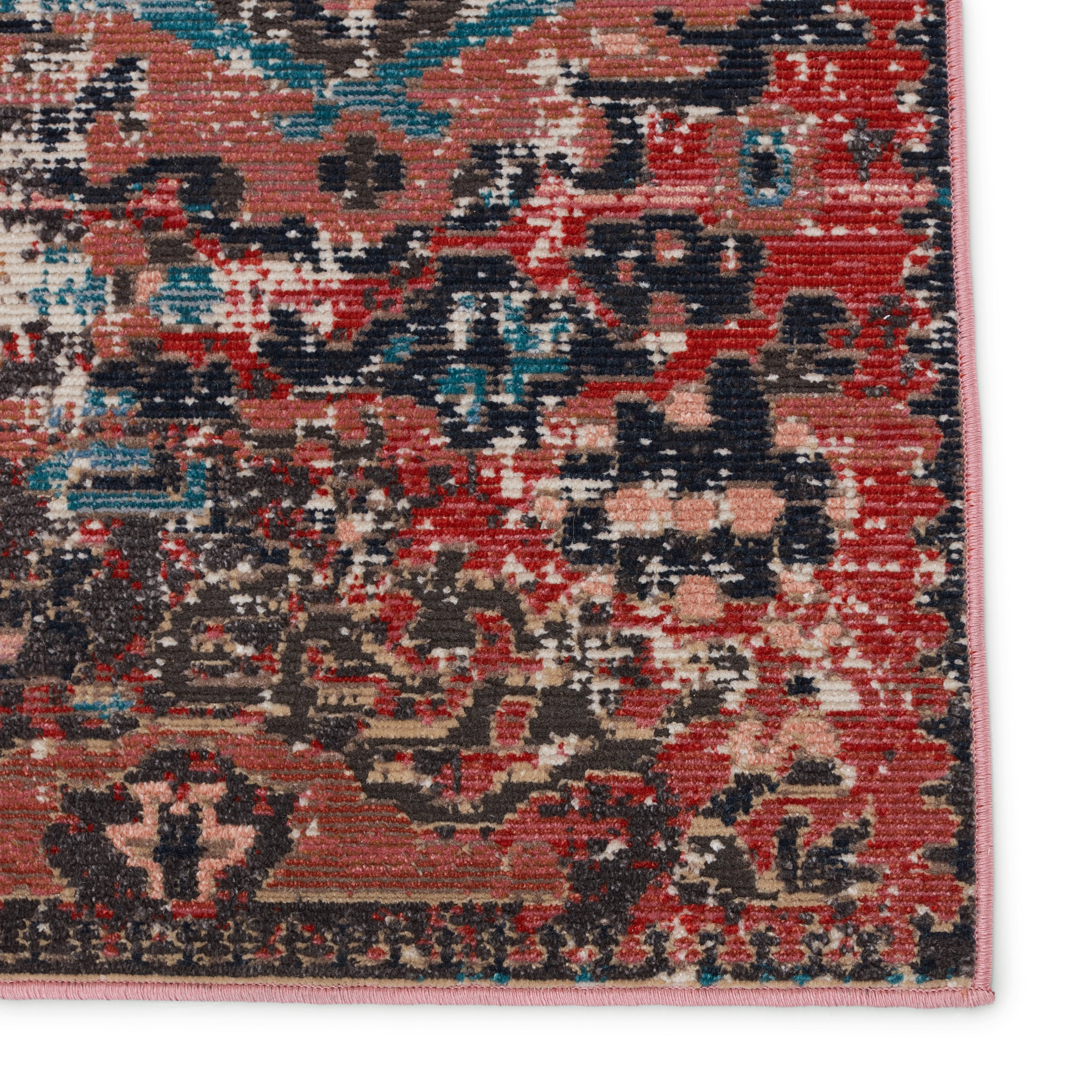 Swoon Presia Indoor/Outdoor Red & Teal Rug