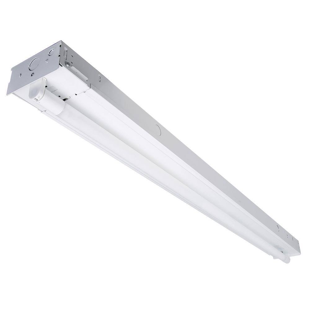 EnviroLite 4 ft. T8 LED White Strip Light Fixture 5000K ST701T3550