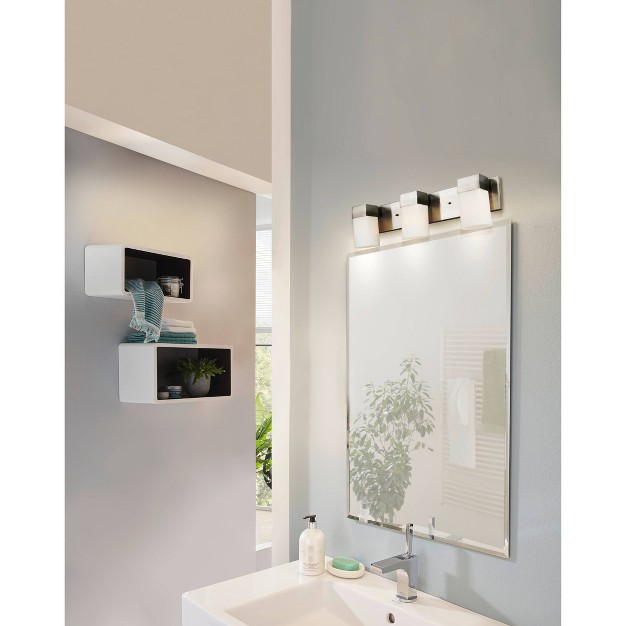 Ciara Springs 3 Vanity Light Silver white Eglo