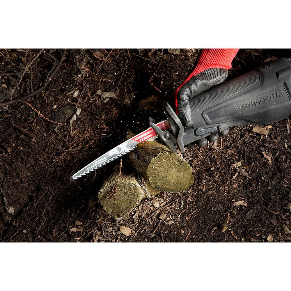 Milwaukee 12" 3 TPI The AX with Carbide Teeth for Pruning & Clean Wood SAWZALL Blade 1PK 48-00-5233 from Milwaukee