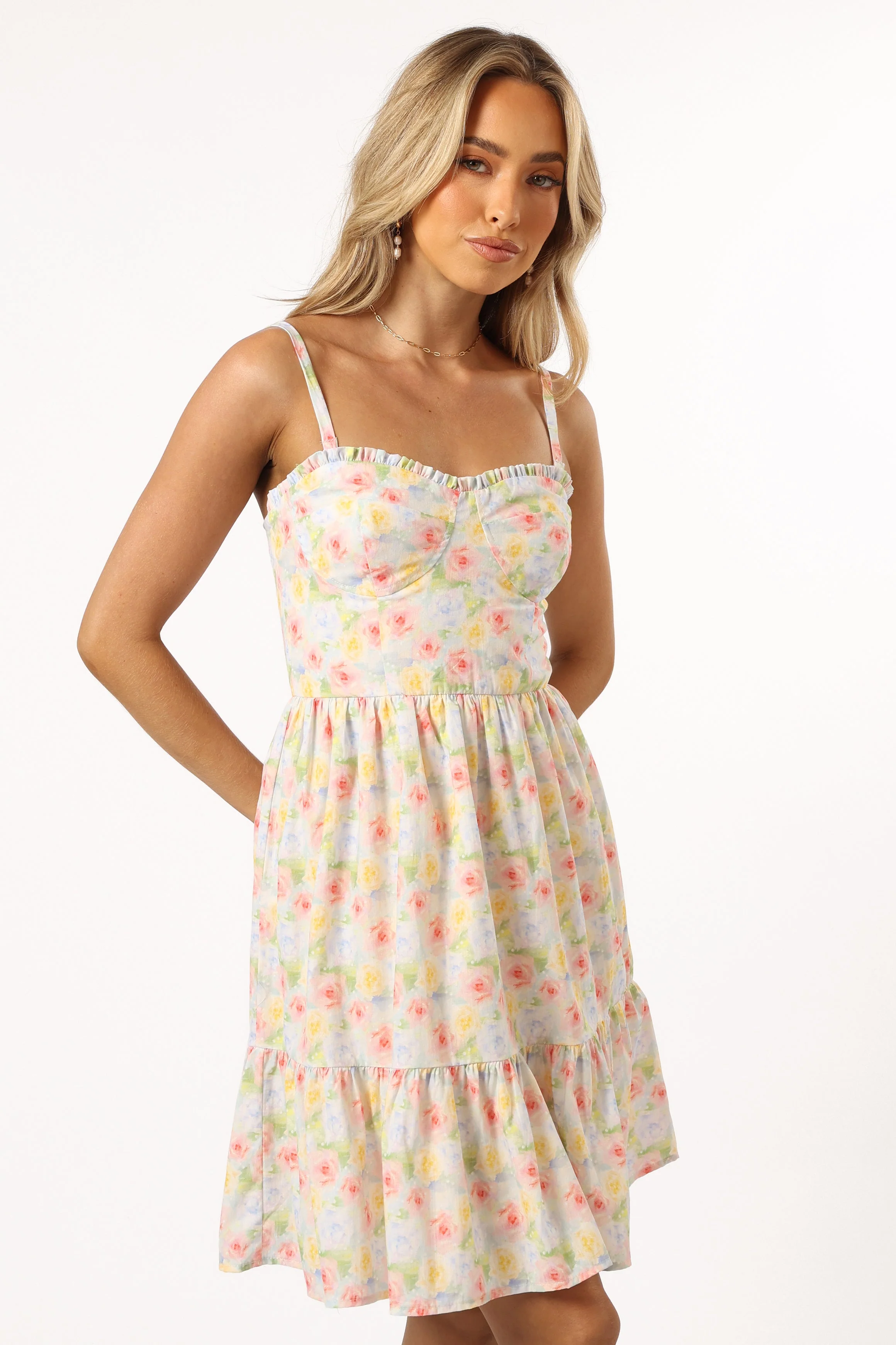 Anaya Mini Dress - Multi Floral