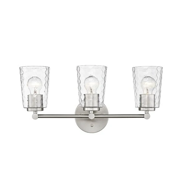 Millennium Lighting Ashli 2 Light Vanity Light with Clear Honeycomb Glass Shades