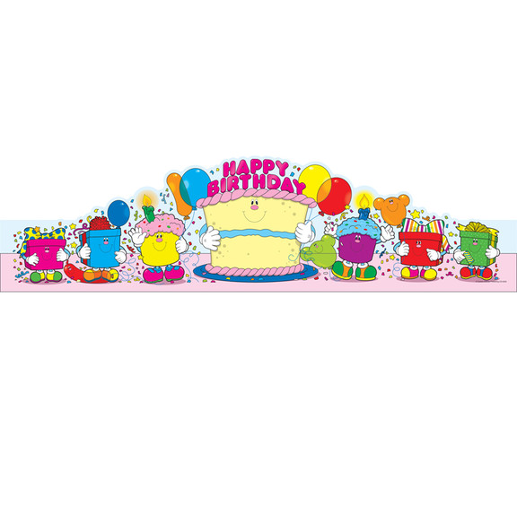 Carson Dellosa CD 0232 Birthday Crowns 2 Tier Cake...