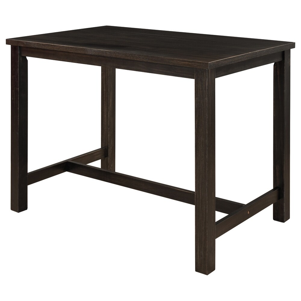 Wooden Counter Height Dining Table   Espresso