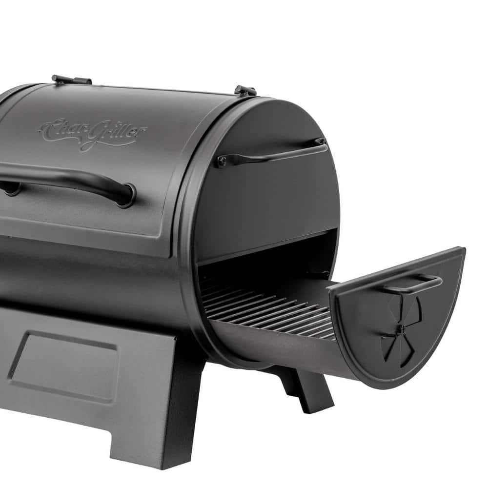 Char-Griller Portable Charcoal Grill or Side Fire Box in Black 92424