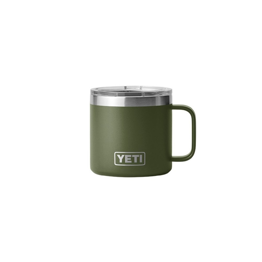 Yeti Rambler 14oz Mug with MagSlider Lid Highlands Olive ;