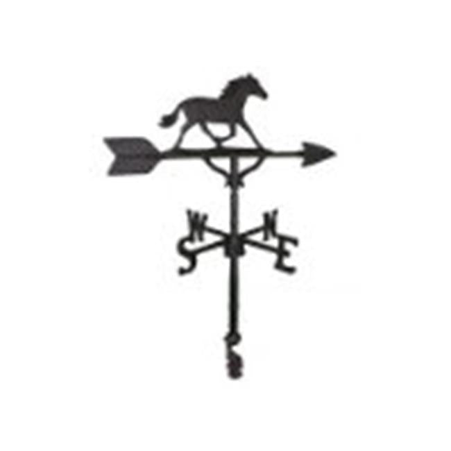 Montague Metal Products WV-274-SI 200 Series 32 In. Swedish Iron Horse Weathervane