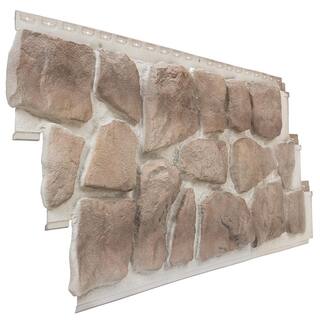 Novik NovikStone FS Fieldstone (19.1 in. x 50 in.) Stone Siding in Grand Canyon (10 Panels Per Box 49.6 sq. ft.) 100340001