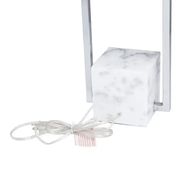 White Marble Modern Table Lamp