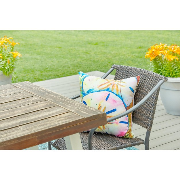 X 18 quot Sand Dollars Indoor outdoor Pillow