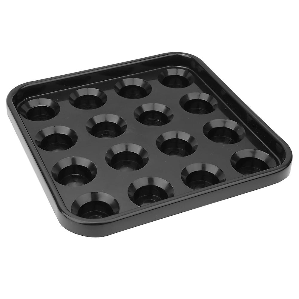 Billiard Ball Storage Tray Holds 16 Balls Pool Accessory For Billiards Parlor Black