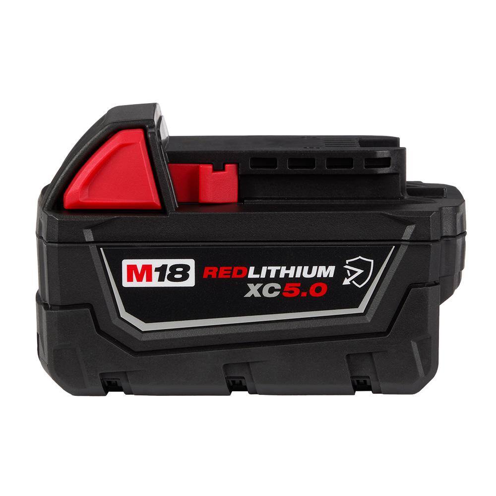 MW M18 18-Volt 5.0 Ah Lithium-Ion XC Extended Capacity Resistant Battery Pack 48-11-1850R