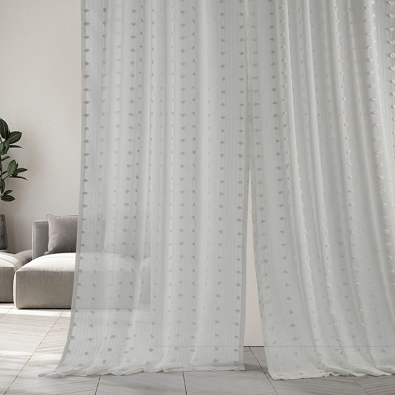 EFF Strasbourg Dot Patterned Sheer Curtain