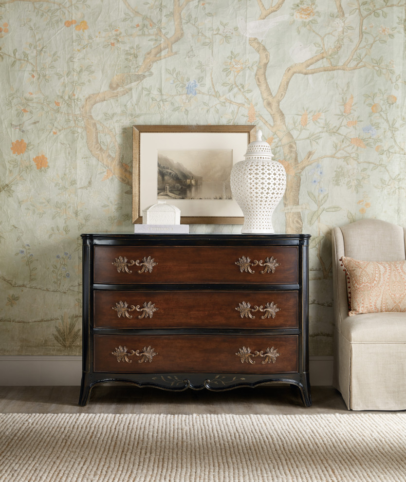 Charleston Three Drawer Accent Chest   Traditional   Accent Chests And Cabinets   by Hooker Furniture  Houzz