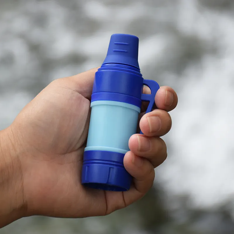 Lightweight Personal Water Filter For Hiking Camping Travel 40g Life Water Filter Straw