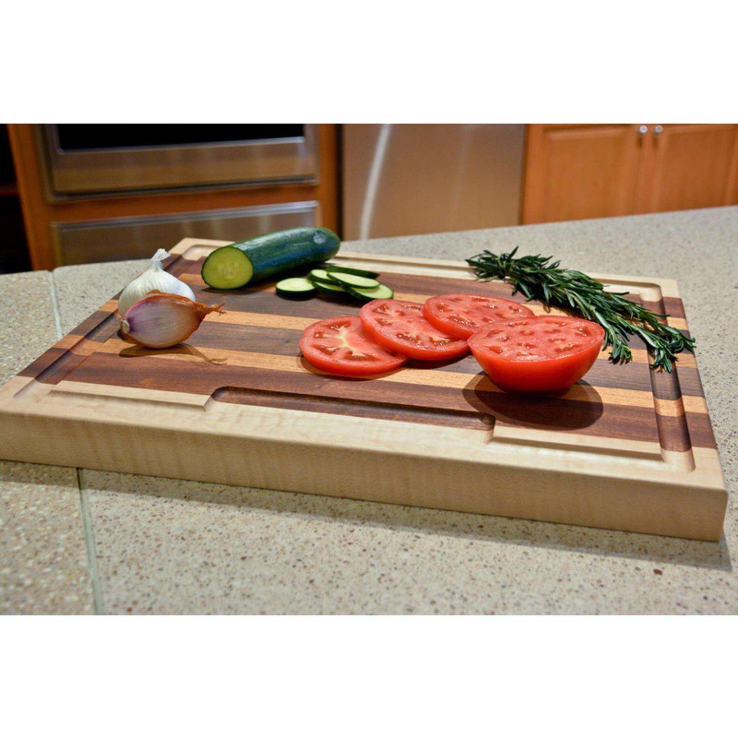 Coastal Carolina 16 in. L X 12 in. W X 1 in. Hardwood Cutting Board