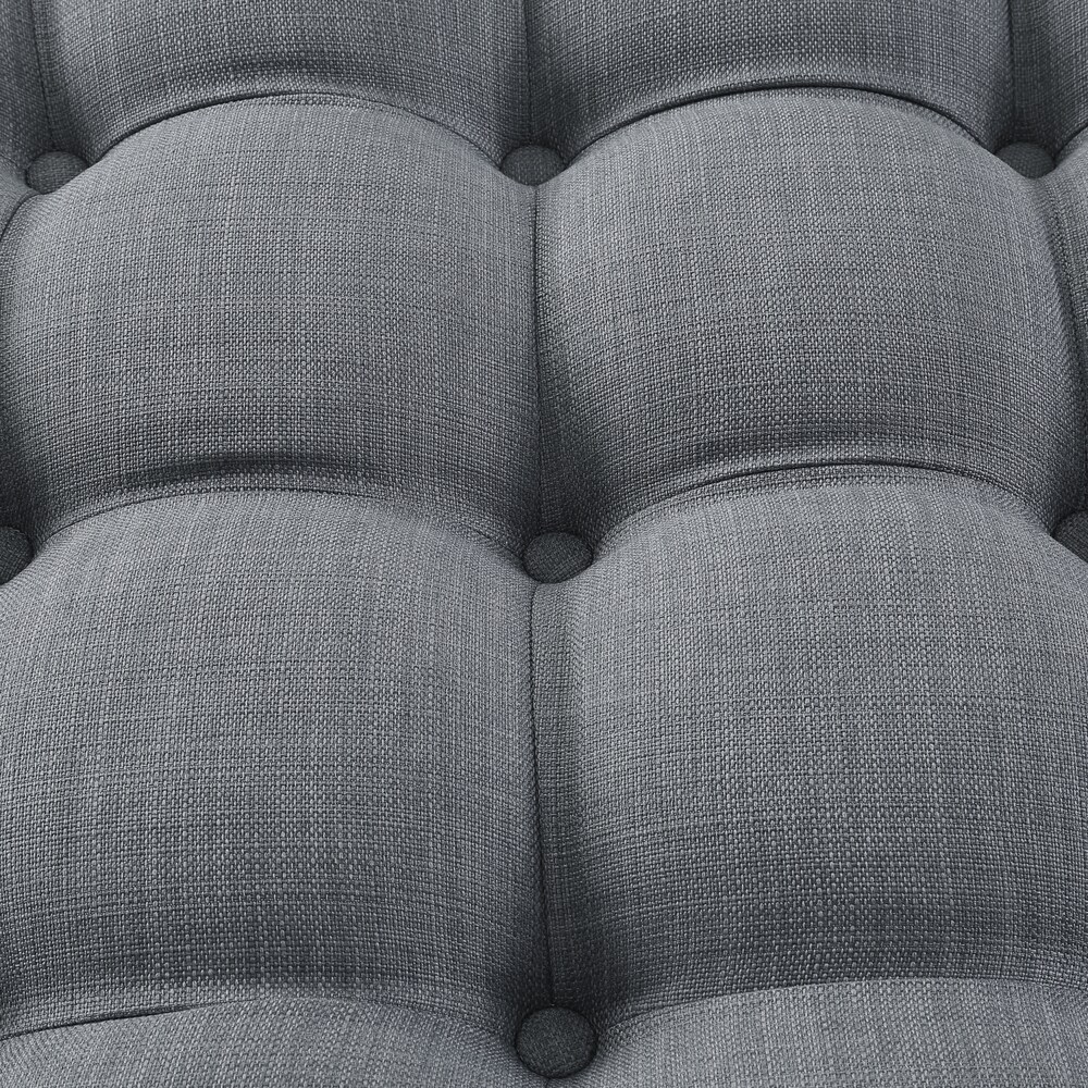 Gordon Diamond Tufted Square Shape Cocktail Ottoman