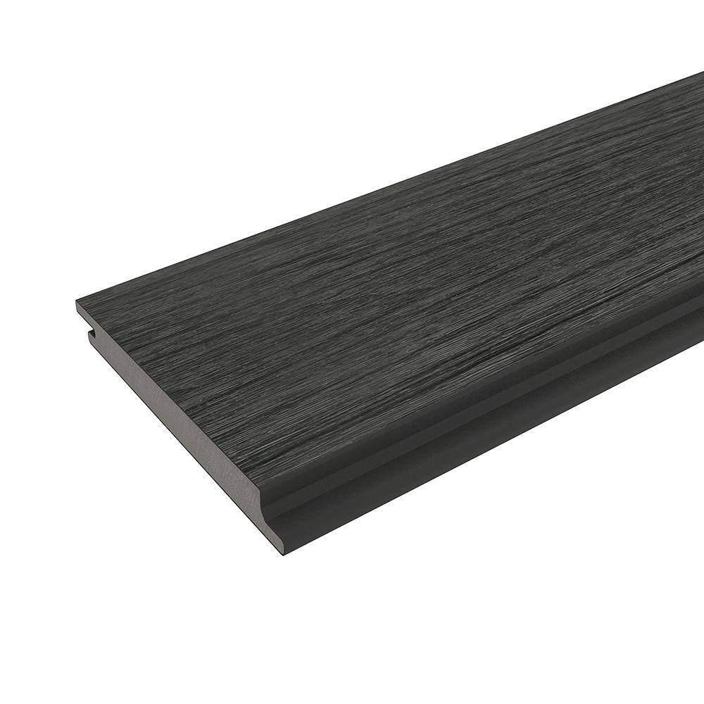 NewTechWood All Weather System 5.5 in. x 96 in. Hawaiian Charcoal Composite Siding Board (14-Pack) US09-8-CH-14