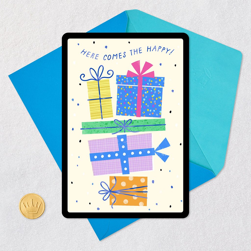 Here Comes the Happy Venmo Birthday Card