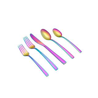 Fiesta Spark Rainbow Mirror 180 20-Piece Flatware Set (Service for 4) 504820FSW12DS