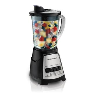 Hamilton Beach Power Elite 40 oz. 12-Speed Black Blender 58148