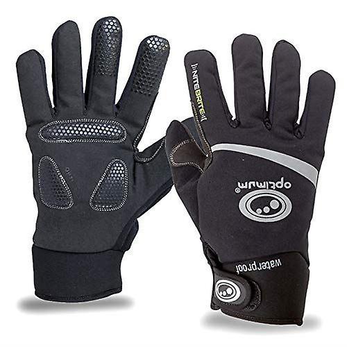 Optimum Sport Nitebrite Thermal Winter Junior Cycling Gloves - Black