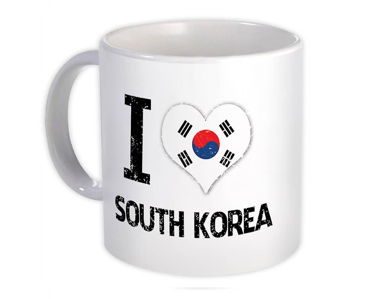 Gift Mug: I Love South Korea Heart