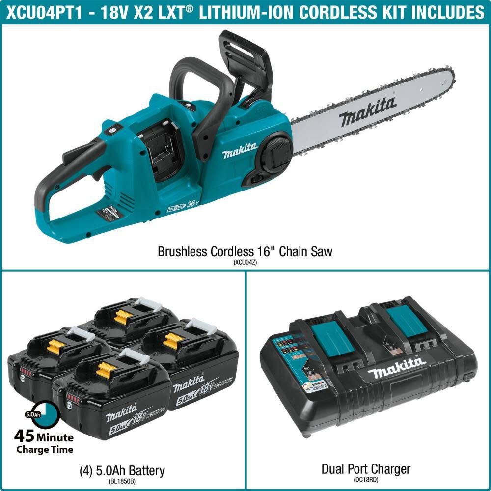 Makita 18V X2 (36V) LXT Lithium-Ion Brushless Cordless 16