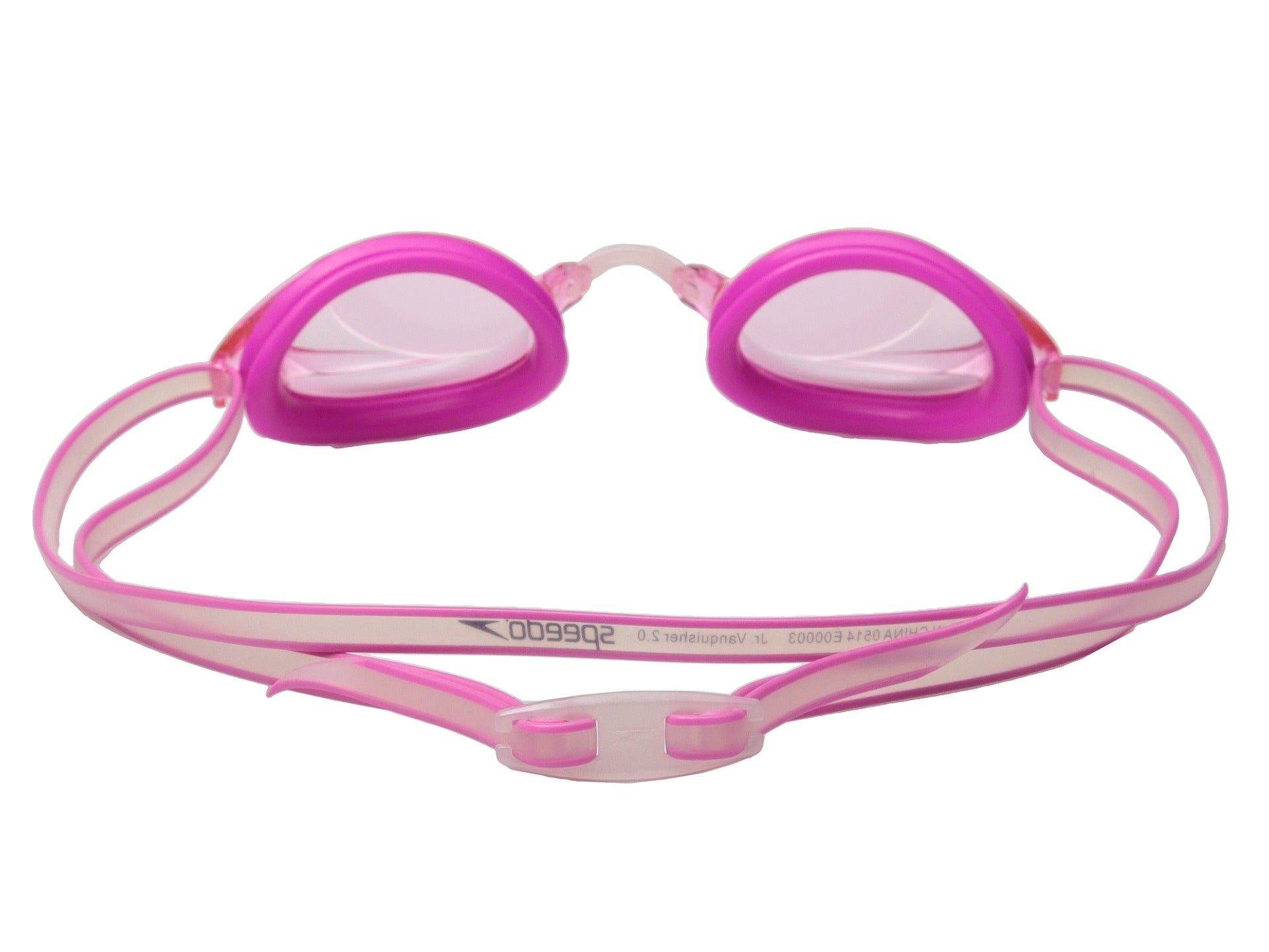 Speedo Junior Vanquisher 2.0 Swim Swimming Competition Stylish Goggles Pink