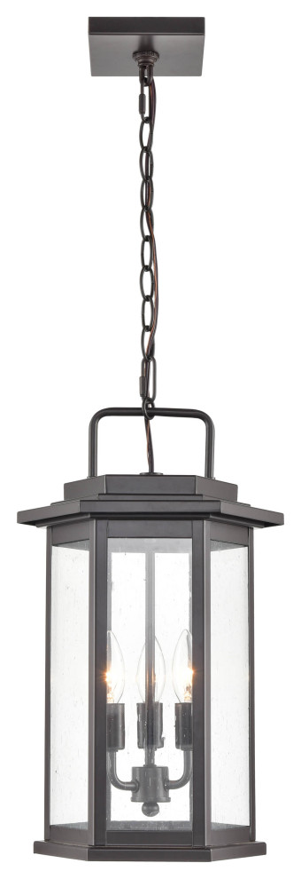 3 Light 11 quotOutdoor Fixture   Transitional   Outdoor Hanging Lights   by Millennium Lighting Inc  Houzz