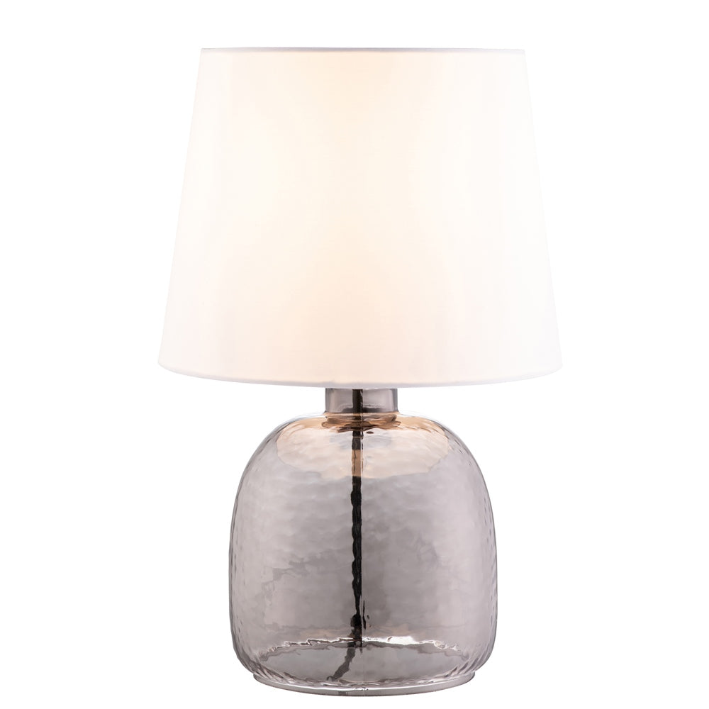 Galway Crystal Boho Table Lamp & White Shade