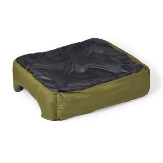 OmniCore Designs 36 in. x 28 in. x 10 in. Pet Sleeping Bag with Zippered Cover and Insulation Use as Pet Beds or Pet Mats MDGreen 850008244209