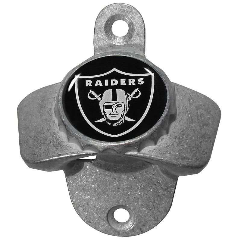 Oakland Raiders Wall-Mounted Bottle Opener