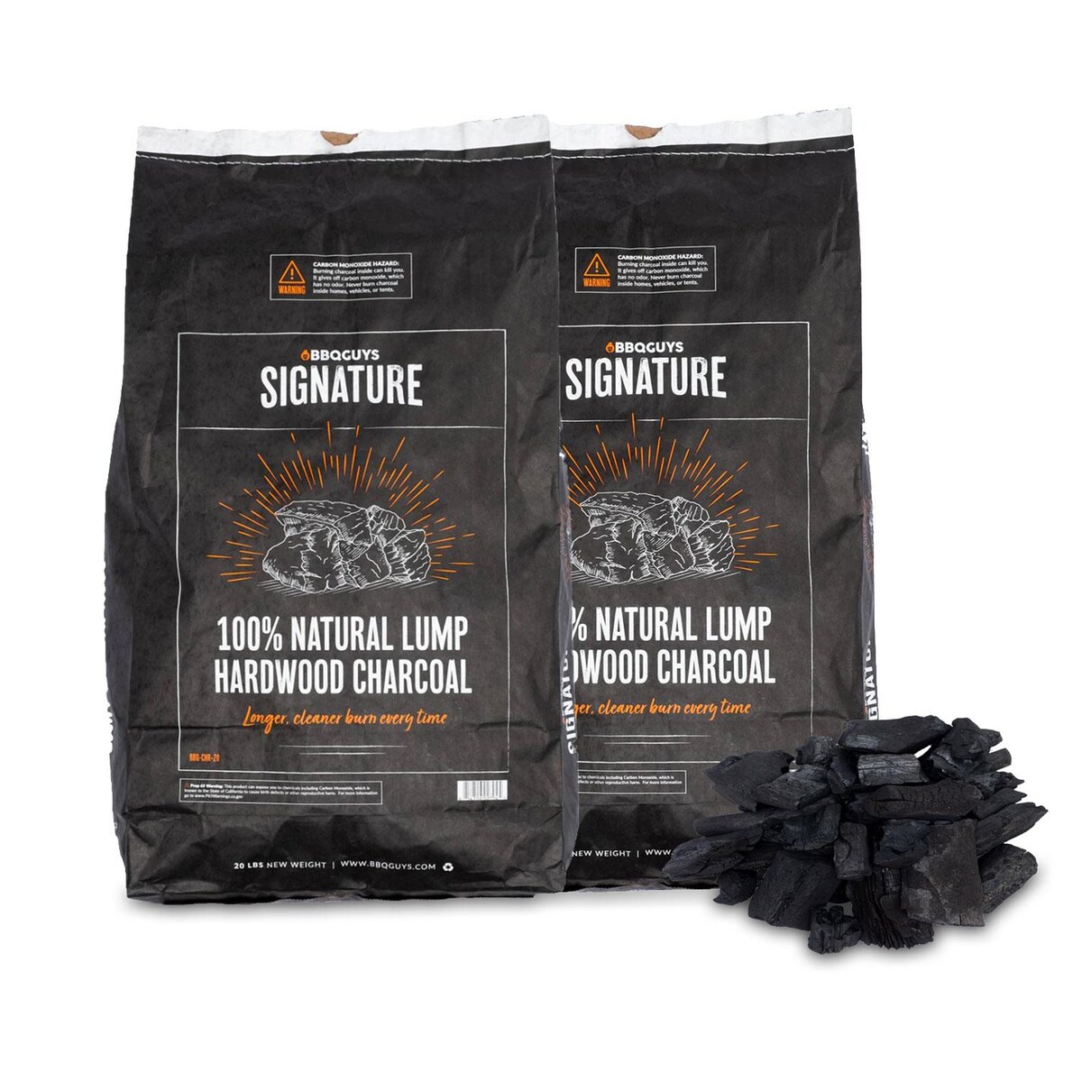 Signature 40 Lb. Natural Lump Hardwood Charcoal