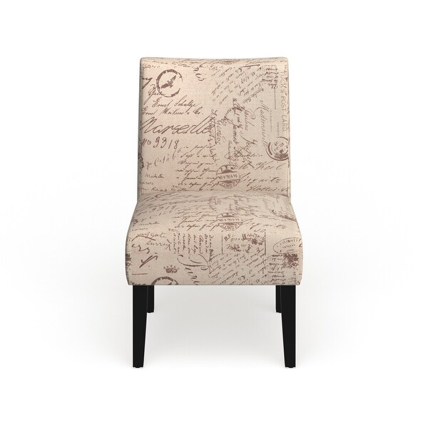 The Curated Nomad Pavilion Upholstered Armless Accent Slipper Chair