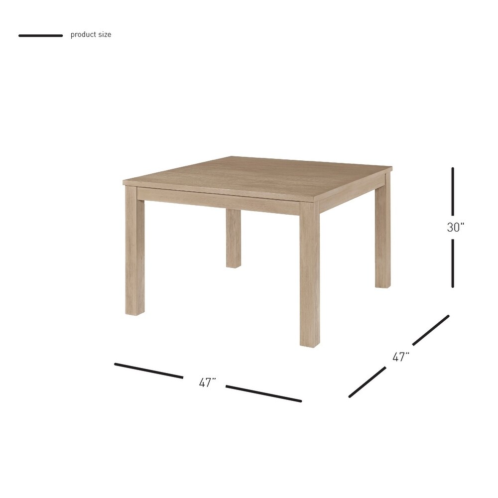 Tiburon Square Natural Wood Dining Table