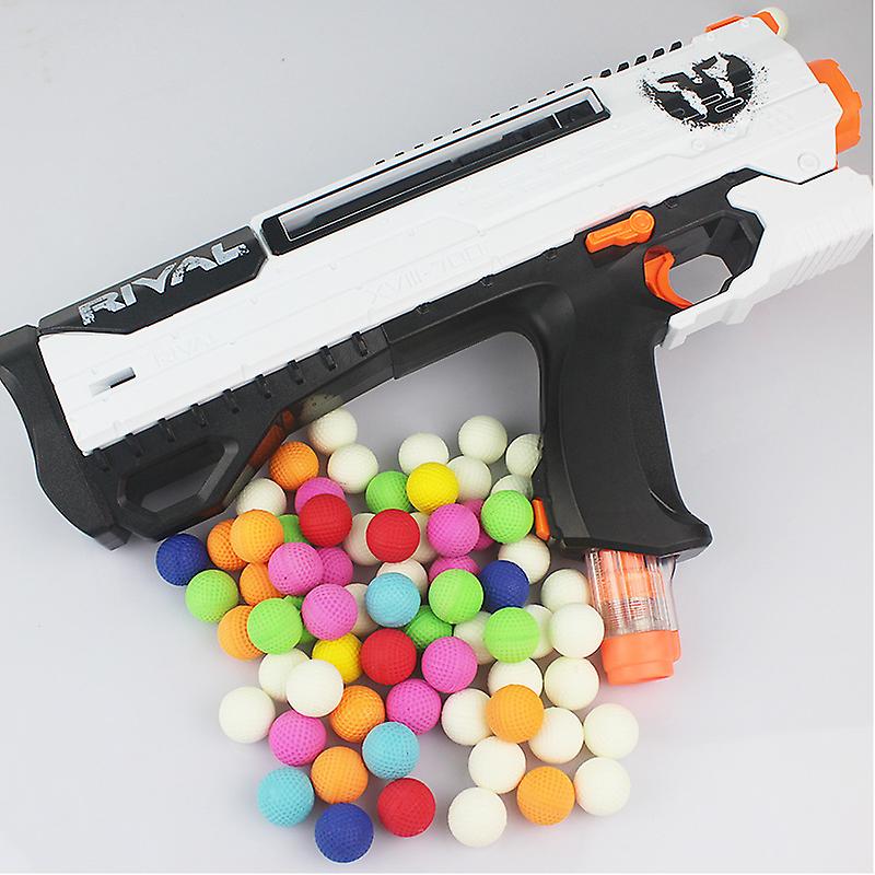 Born Pretty 50pcs Luminous Bullets Ball For Nerf Rival Zeus Apollo Bullets Toys Gun Soft Round Darts For Nerf Rivals Gun Toy Children's Gift